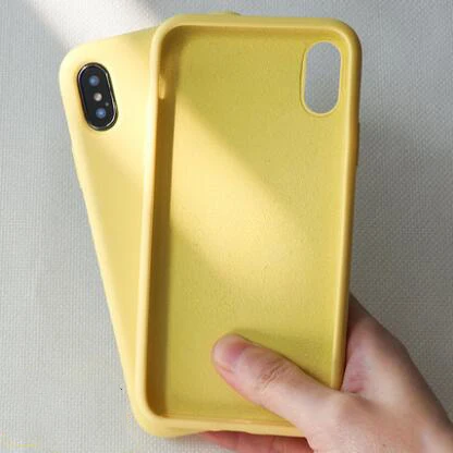TG-yellow Жидкий силиконовый цветной чехол для iPhone XS 11 Pro MAX XR X XS Max Candy чехол для телефона s для iPhone 11 7 6 6S 8 Plus Мягкий чехол - Цвет: TG-yellow