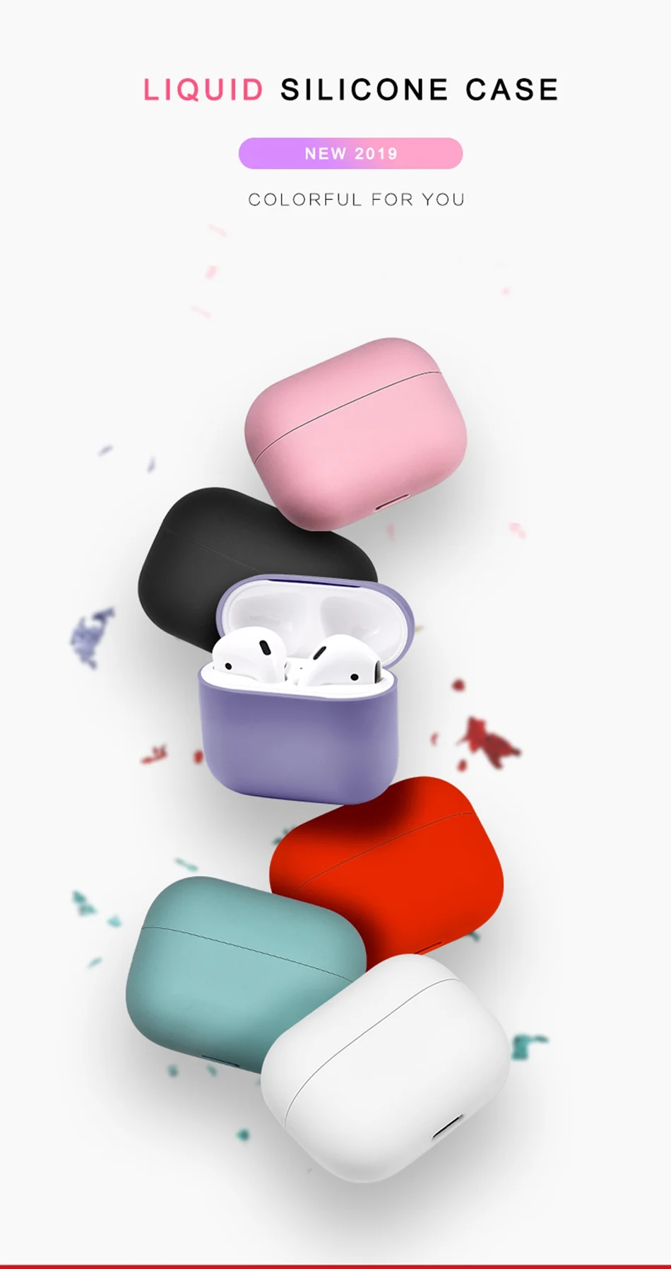 Жидкие беспроводные Bluetooth наушники чехол для Airpods Pro Чехол Силиконовый Жидкий чехол для Apple Air pods 3 Earpods чехол Funda Coque