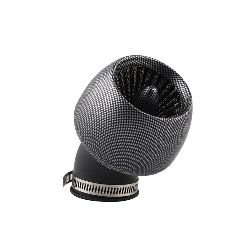 

28mm/35mm/42mm/48mm Universal Motorcycle Air Filter Carbon Fiber For 150cc 250cc ATV Quad Moped Scooter Go Kart