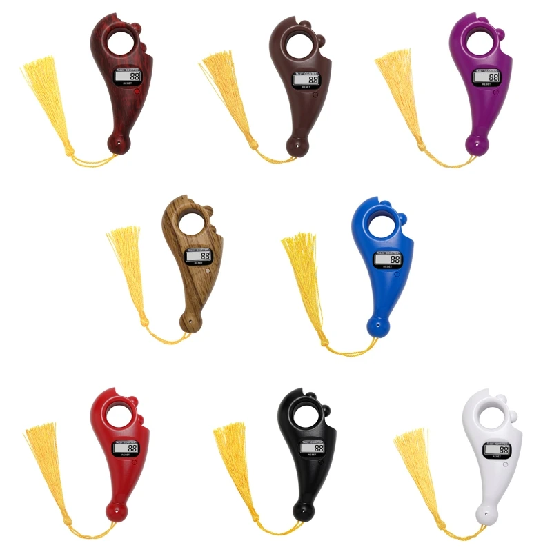 

Portable Handheld Tassel Digital Beads Counter Finger Game Decompression Toy P82C