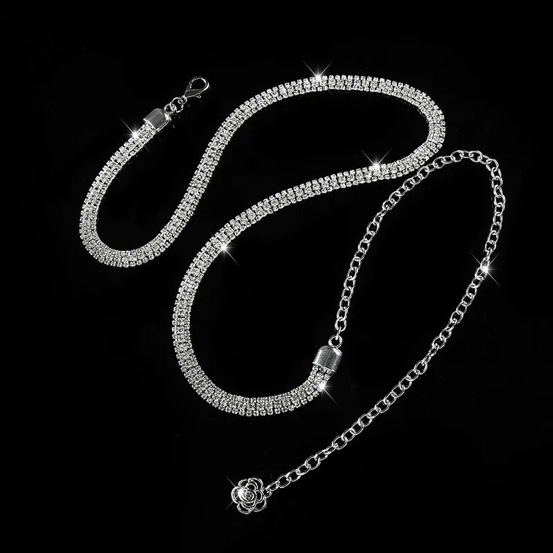 Женский аксессуар для танца живота цепочка на талию с кристаллами и бисером 2020 |