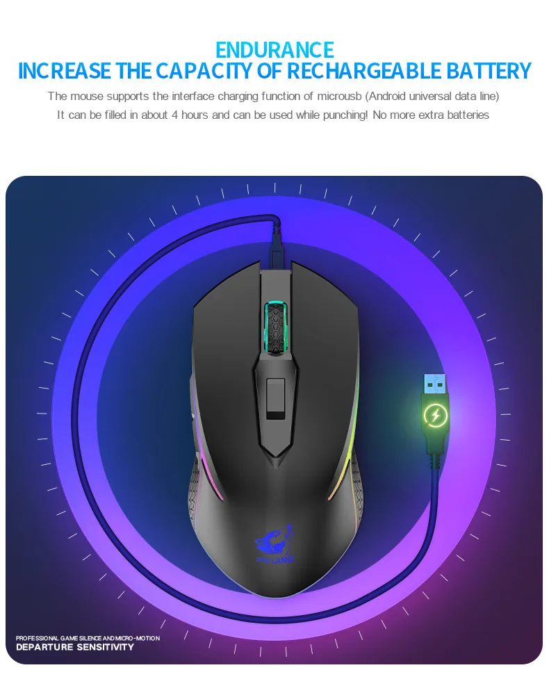 2 4ghz wireless mouse bluetooth gaming mouse rechargeable computer mause ergonomic design for ipad computer laptop mice free global shipping