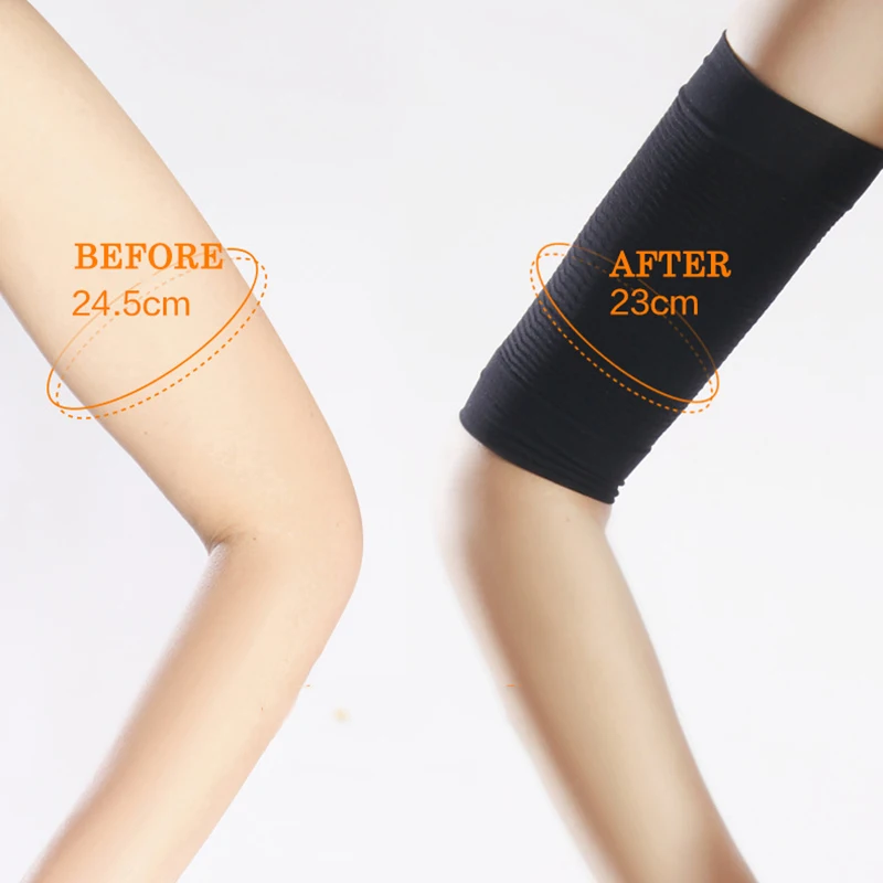 

1pair Women Weight Loss Arm Shaper Slimming Wrap Belt Band Arm Sleeves Women Arm Warmers