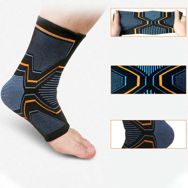 1 шт. эластичная компрессионная опора для лодыжки с рукавами спортзала улицы