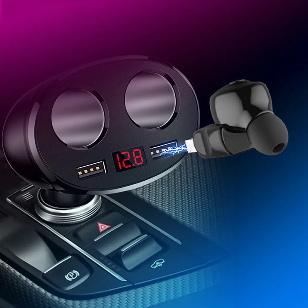 XG12 Bluetooth 5 0 двойные наушники беспроводная водонепроницаемая мини гарнитура HIFI 2019