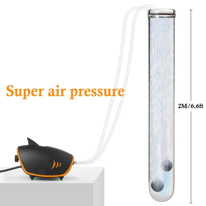 4 Вт аквариумный воздушный насос регулируемый компрессор мощный кислородный с