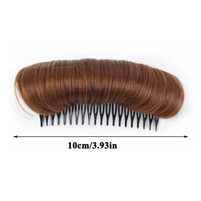 Hair Bun Princess Styling Fluffy Pad Hairpin Synthetic False Clip In Black Brown Natural DIY Extension | Красота и здоровье