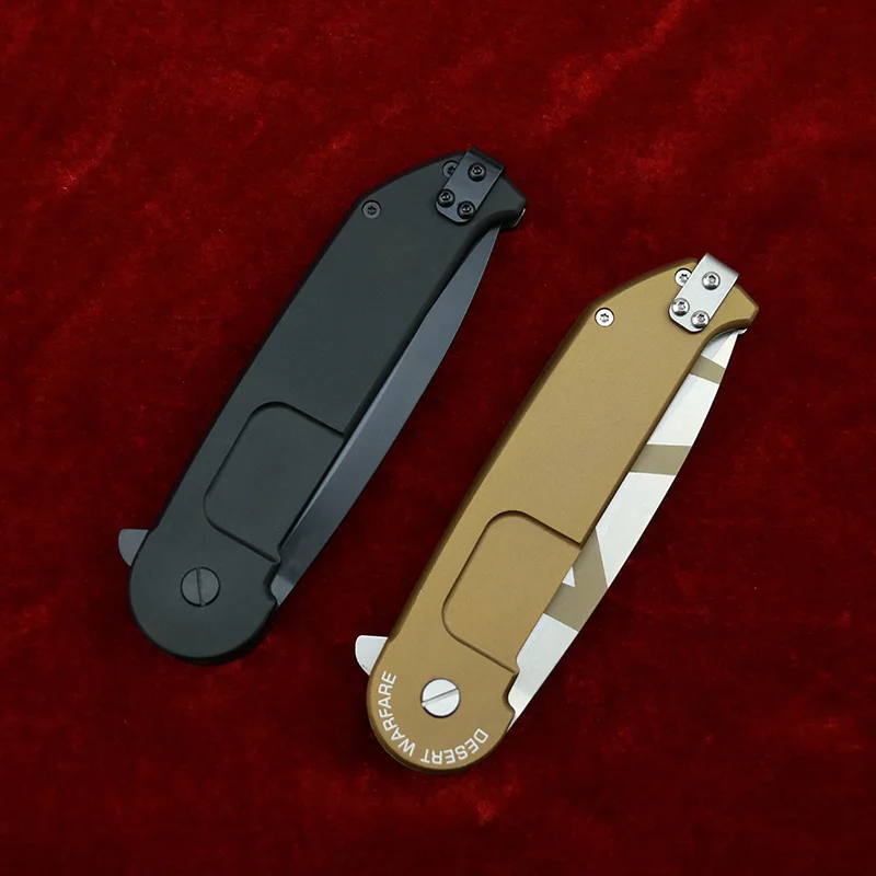 

LEMIFSHE New BF2RCD Aluminum N690 Folding Blade Ball Bearing Outdoor Kitchen Tactical Camping Hunting EDC Tool Knife