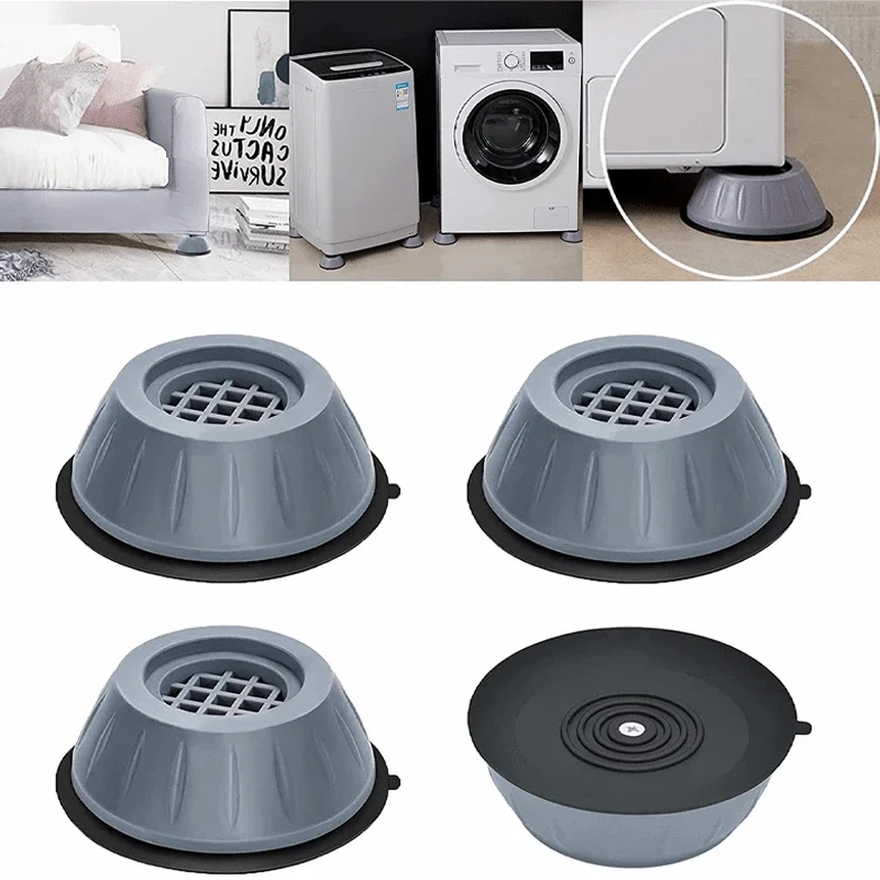 

Multipurpose Foot Pads Non-slip Shock Absorption Washing Machine Pulsator Drum General Furniture Cushion Height Increases Mute