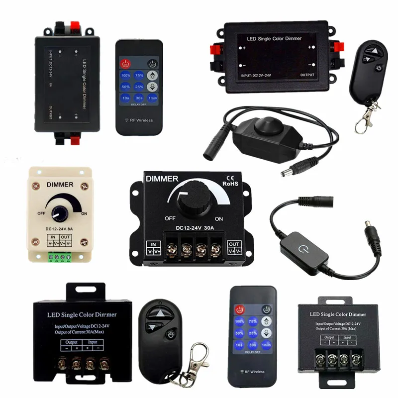 Диммер для светодиодных лент 2 А 3 4 а 8 30 А|Диммеры| |