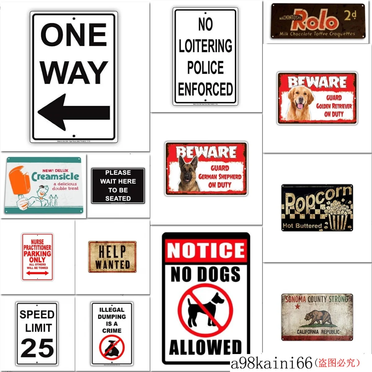 Жестяная вывеска алюминиевый снимать обувь Signurable коррозионно стойкий полный