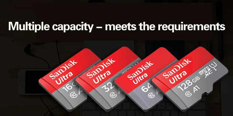 Sandisk Micro SD карта 16 Гб/32 ГБ/64 Гб карта памяти 128 ГБ/200 ГБ/256 ГБ TF карта Mini SD карта класс 10 Micro Carte SD для Smartphon