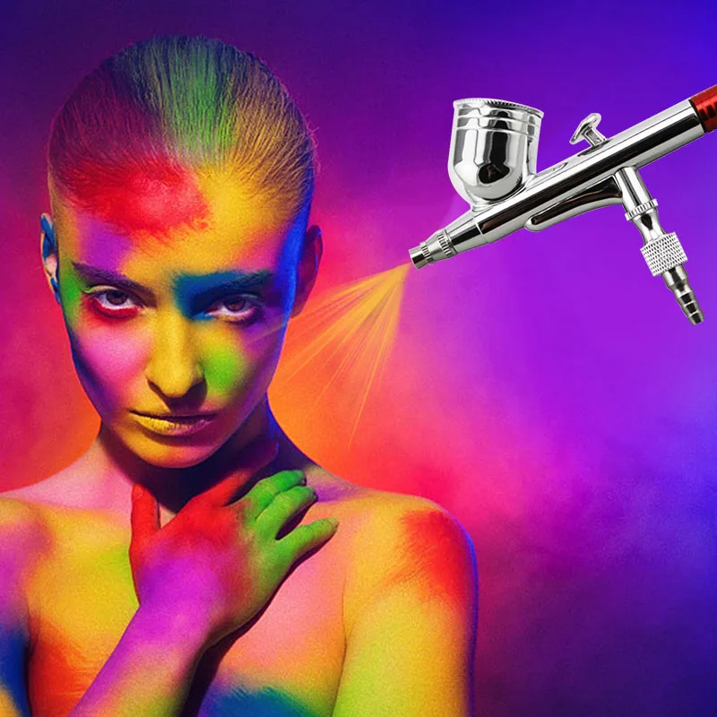 Аэрограф Двойного Действия гравитационная подача 0 3 мм насадка распылитель для