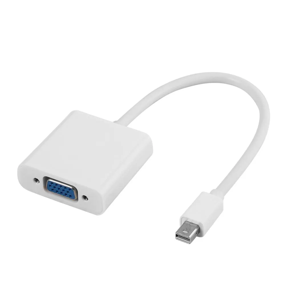 1 шт. Mini DisplayPort Display Port DP To VGA адаптер кабель для Apple MacBook Air Pro iMac Белый | Электроника