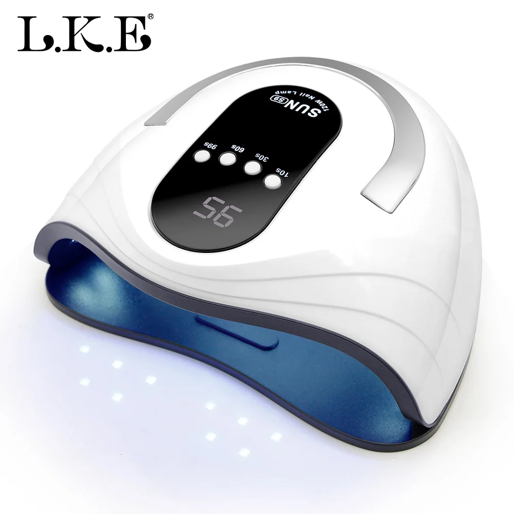 Сушилка для ногтей LKE 84 Вт Солнцезащитная лампа маникюра с ЖК-дисплеем 30s/60s/99s