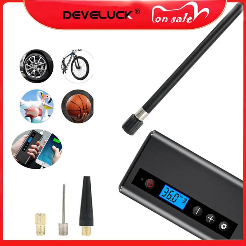 Насос надувной электрический для велосипеда мотоциклетный насос | Автомобили и