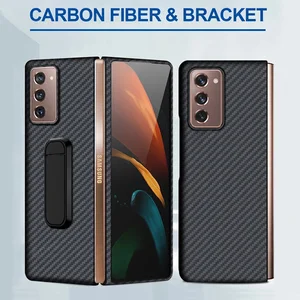 For Samsung Galaxy Z Fold 2 5G Case Original Ultra Thin Real Carbon
Aramid Fiber Bumper Back Cover for Samsung Z Fold2 Fundas