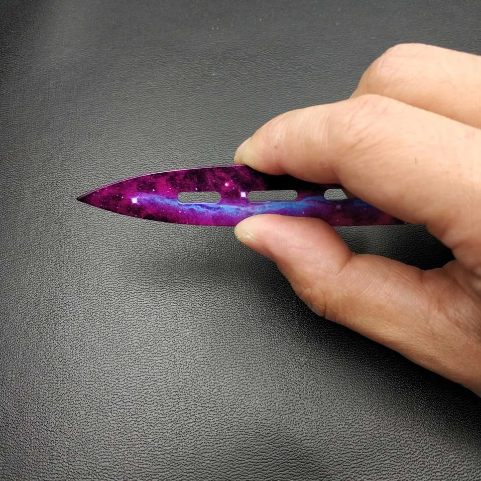 

440C Steel Training folding Knife butterfly in knife titanium practice tool no edge dull training knife kit accessories