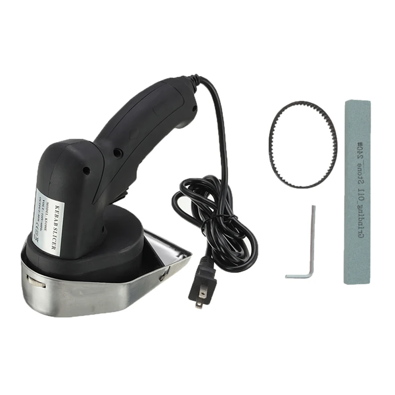 

Handheld Electric Kebab Slicer Doner Kebab Cutter Shawarma Cutting Blade Roast Meat Kebap Slicing Machine Gyro Knife US/EU Plug