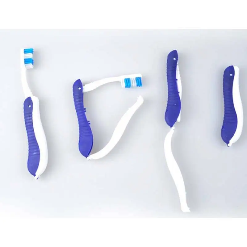 

Hotel Disposable Toothbrush Travel Camping Hiking Outdoor Foldable Folding Tooth brush Teeth Cleaning Oral Hygiene Dental Care