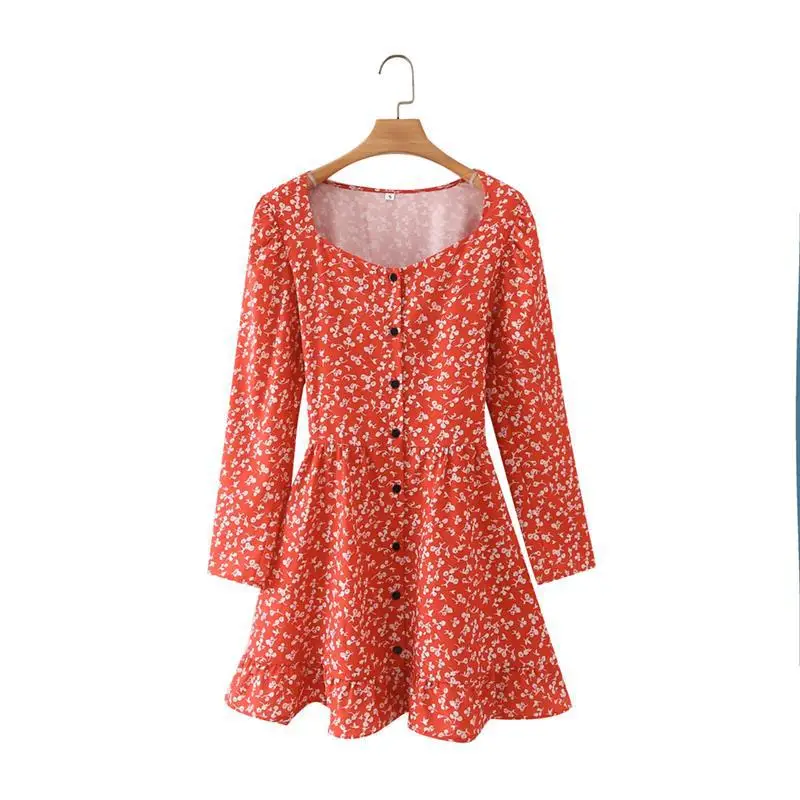 

2021 New Spring Summer Women Female Sexy Polyester dress Brand Blouse Outwear casual