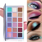 Палитра теней для век, 18 цветов, меняющаяся, блестящая, матовая, блестящая, естественная, металлическая, Лидер продаж
