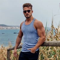 2021 summer mens sleeveless muscle guys brand gyms tank top men bodybuilding and fitness clothing shirt mens tops