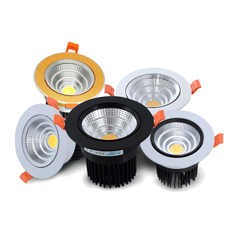 

Dimmable Led Downlight Light Ceiling Spot LED downlight 5W 7W 9W 12W 15W 18W 25W 35W AC85-230V Recessed Lights Indoor Lighting