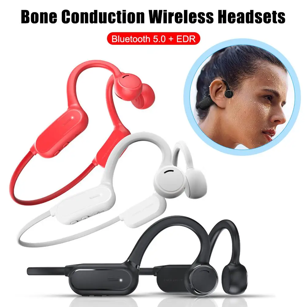 

Original Wireless Earphones Smart AI Voice Control Bluetooth 5.0 Bone Conduction Headsets Sports Earphones Handsfree Headsets