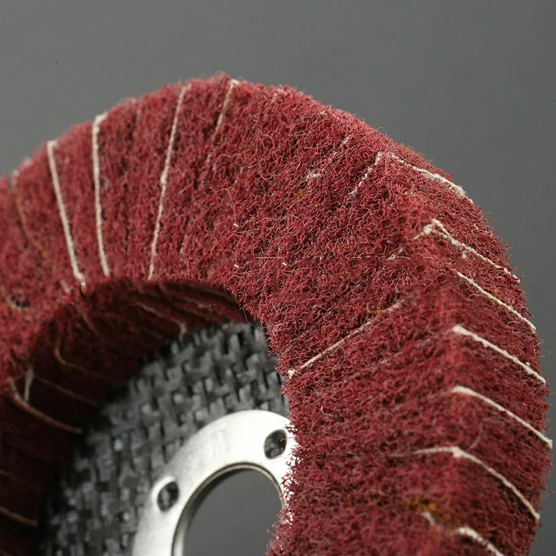 

320# 100mm Round Flap Polishing Wheel Disc Buffing Abrasive Rotary Tool Durable Polishing Wheel Hand Tool