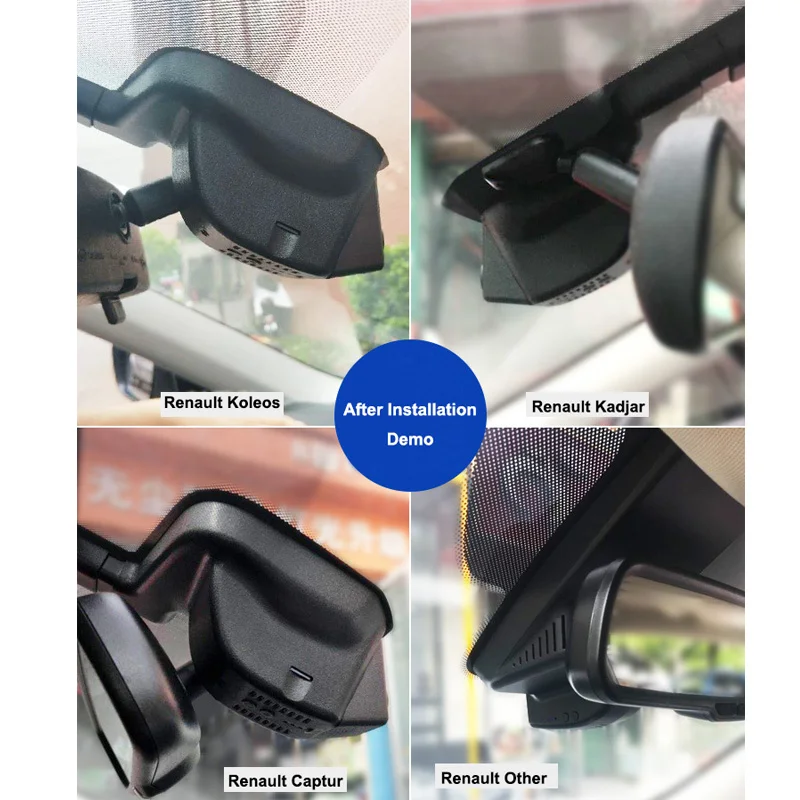 Автомобильный видеорегистратор Jabriel Full HD для Renault clio megane 2 3 duster KADJAR Captur Nissan