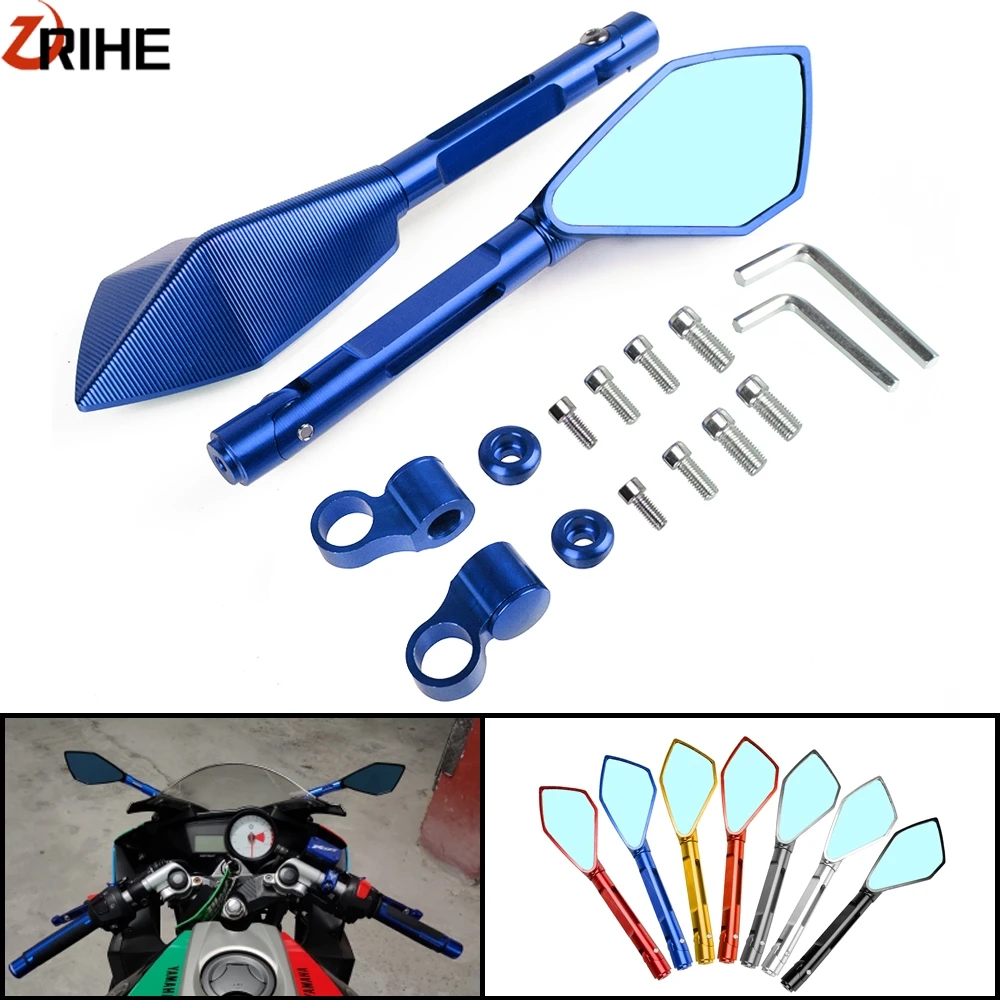 

Motorcycle Rearview Side Mirror Universal Mirrors For Honda CB CBR 300 600F 1000R 1100 cb650f 500x cbr 125 cb400 cb190r xsr900