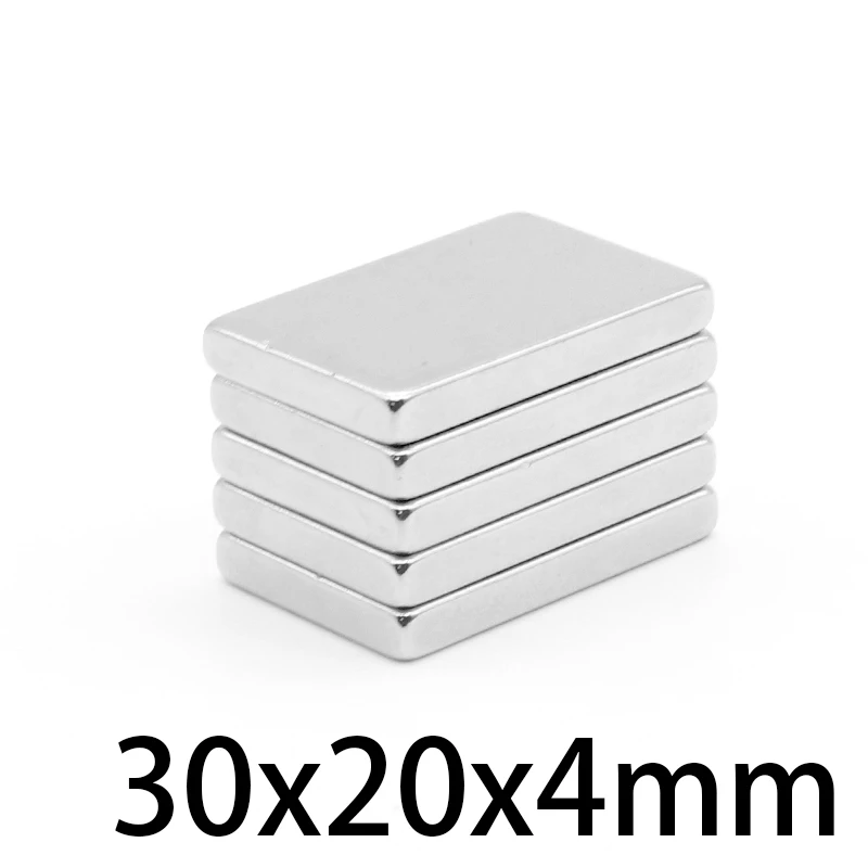 

Магнитный лист N35, прочный прямоугольный неодимовый магнит, 30x20x4 мм, 2/5/10/15/20/30 шт.