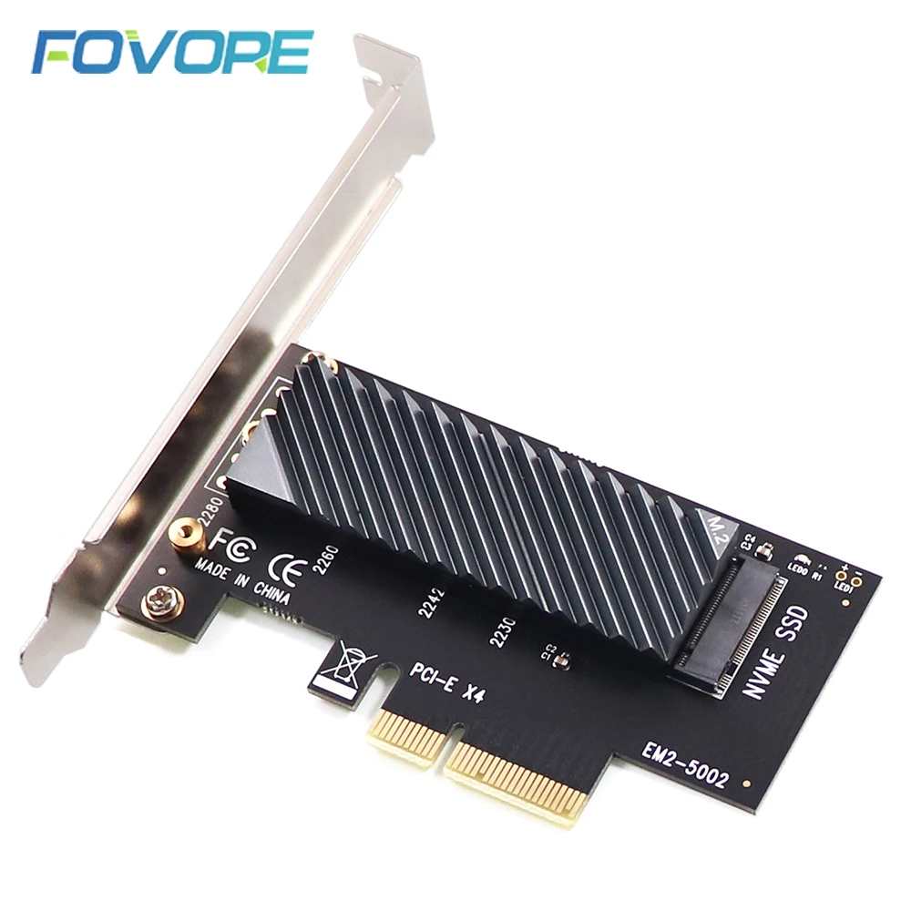 адаптер nvme m 2 m2 m key 2230 2242 2260 2280 ssd pci e 30 карта прео