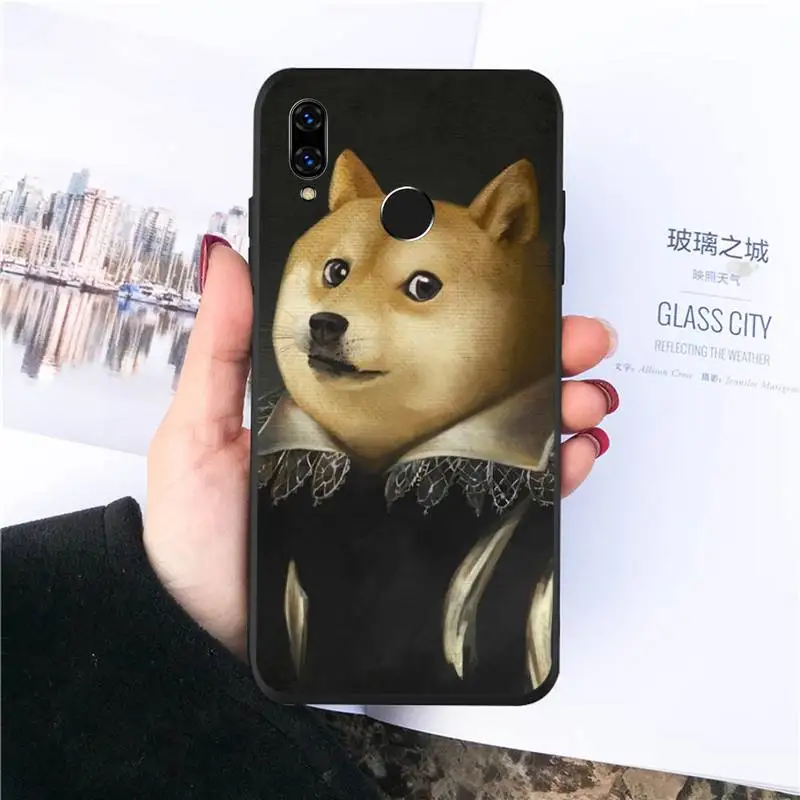 

Doge Meme Kabosu Cute funny animal Phone Case For Huawei honor Mate P 10 20 30 40 Pro 10i 9 10 20 8 x Lite funda coque