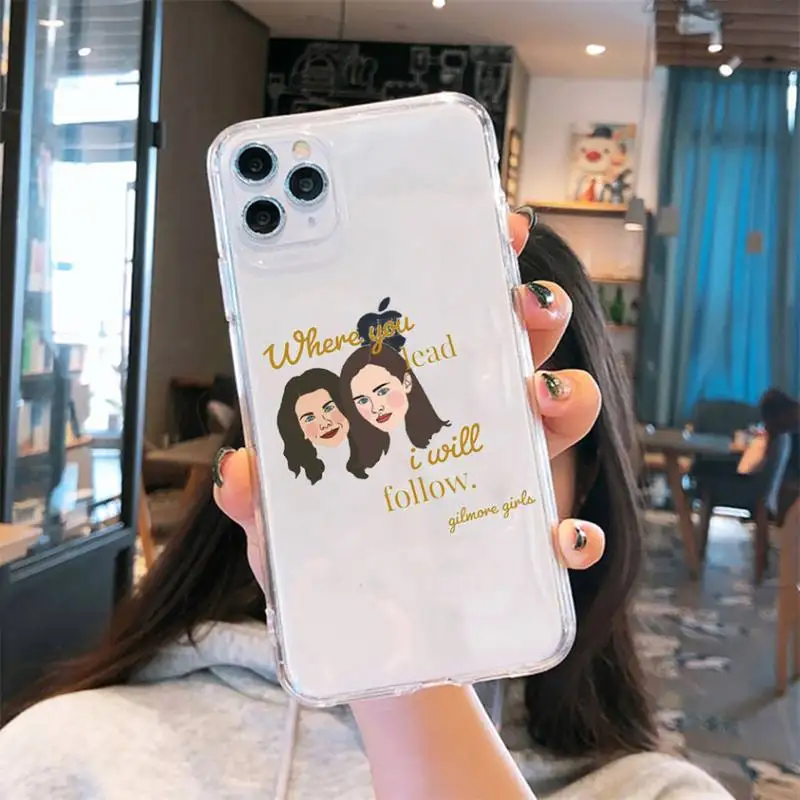 

sexy beautiful Gilmore Girls Phone Cases Transparent for iPhone 6 7 8 11 12 s mini pro X XS XR MAX Plus se cover funda shell