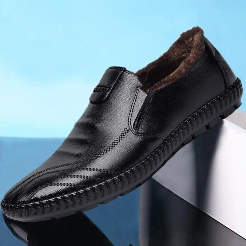 

2020 Men's Shoes Men's Driving Velvet Shoes Men's Casual Slip-on Cotton Shoes Men's Shoes dress shoes men