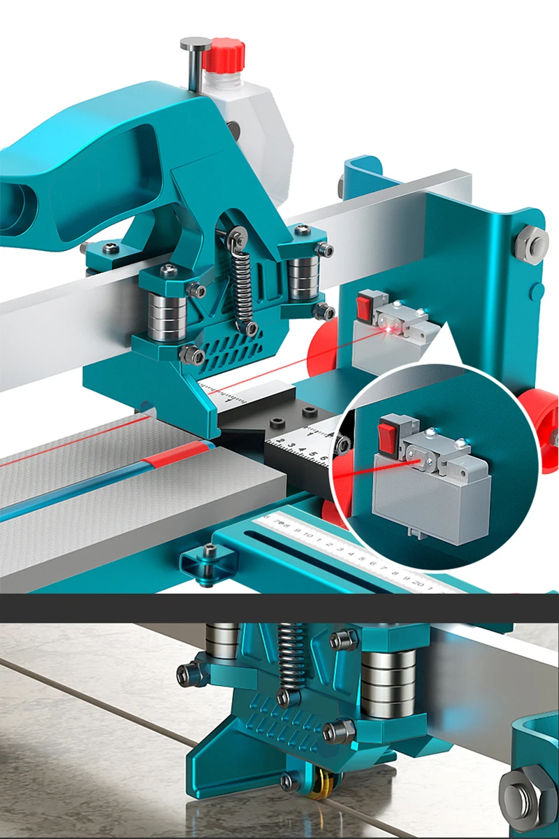 Обновленная ручная машина для резки керамической плитки толкатель резак
