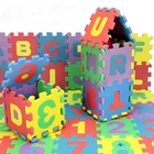 Детский мини-пена букв алфавита числа тапочки отличного качества; Мягкие детские коврик 3d головоломки для детей развивающие игрушки