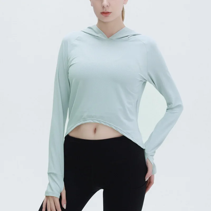 

Women Fitness Yoga Tops Long Sleeves Sports T-Shirts Gym Shirts Training Clothing Workout Sweatshirts Running Sportswear
