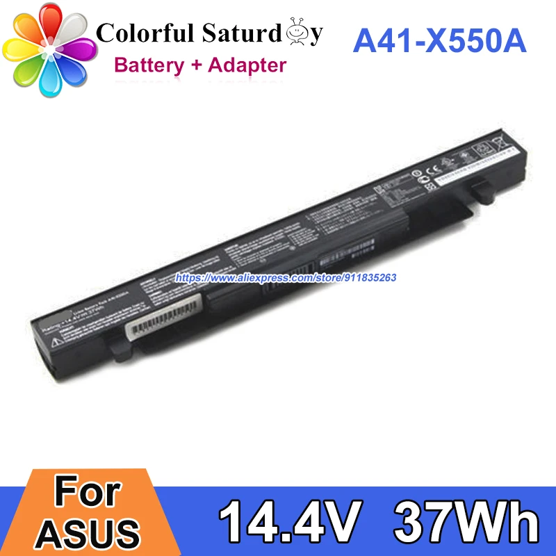 Оригинальная Аккумуляторная батарея для ноутбука ASUS X550C F550L F552L X550L X552W F550C P550L F552W