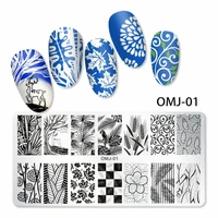 gel polish om j nail printing nail plate template manicure tools nail stickers stickers for nails nail art nails accessories