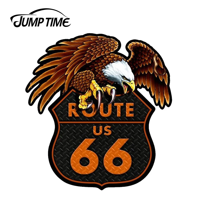 JumpTime 13 см x 12 6 для Дорога 66 Орел нам знак винил JDM наклейка на бампер автомобиля