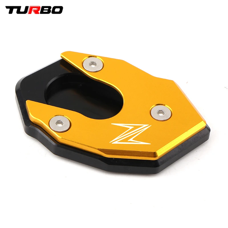 For KAWASAKI Kawasaki ZX6R ZX10R Z1000 Z1000SX Z800 Z900 Z650 Z Motorcycle CNC Side Kickstand Stand Extension Enlarge Plate |