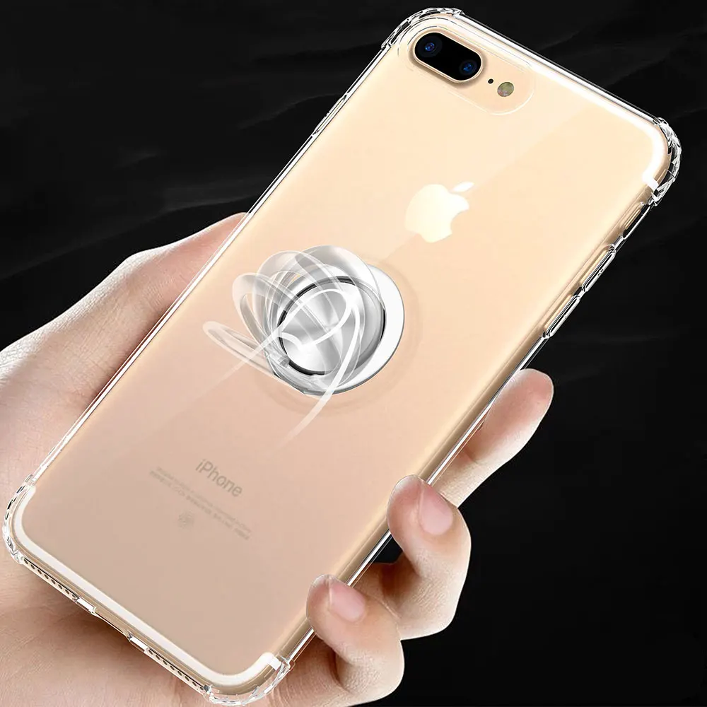 Односенсорный эластичный магнитный чехол-кольцо для телефона iPhone XR 8 7 6 6S Plus