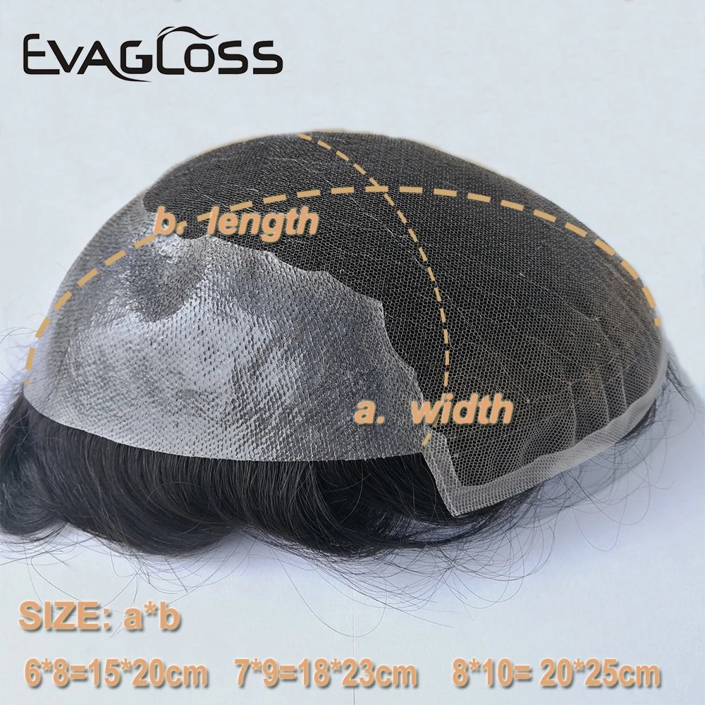 Реми человеческие волосы заменяемые Мужские t-System Unit Toupee мужской дышащий протез