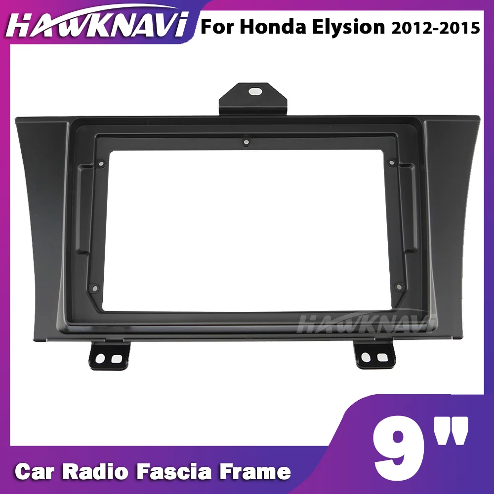 

Hawknavi 9 Inch 2 Din Car Radio Fascia Frame For Honda Elysion 2012-2015 Automotive Audio Interior Accessory Panel Dash Trim Kit