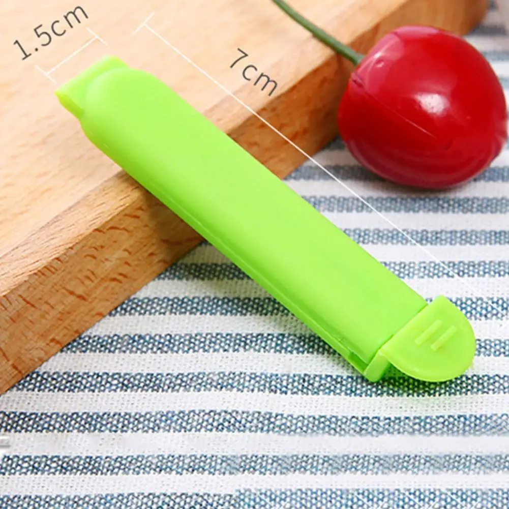 

10 PCS Portable Kitchen Storage Food Snack Seal Sealing Sealer Bag accessories Tool Clamp Kitchen Clips Plastic O1X3