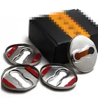 Пряжка дверного замка из нержавеющей стали, защитный чехол, отделка для Mitsubishi outlander 2020 2019 2017-2009, автомобильные аксессуары