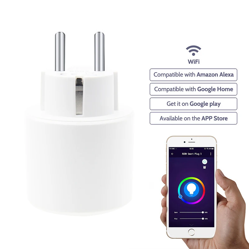 FROGBRO Smart Plug 10A домашней автоматизации Wifi розетка 110 240V Функция времени